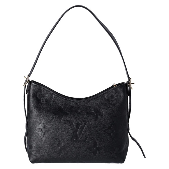 Louis Vuitton Carryall Zip NM PM Hobo M46288 Noir Monogram Empreinte + Pouch - Picture 7 of 13